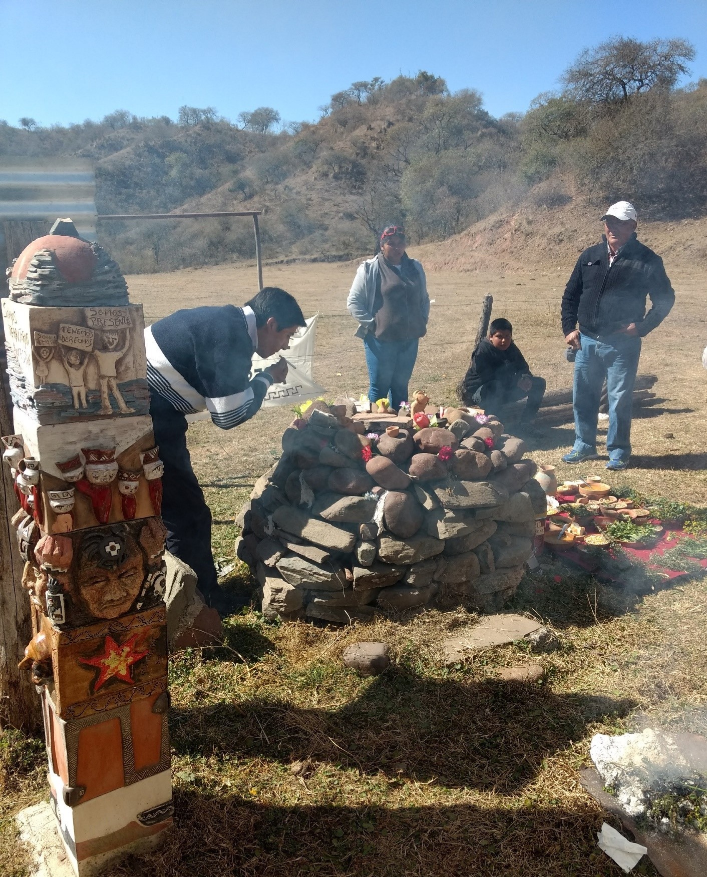  Ceremonia a la Pachamama, Los Chuschagasta. 