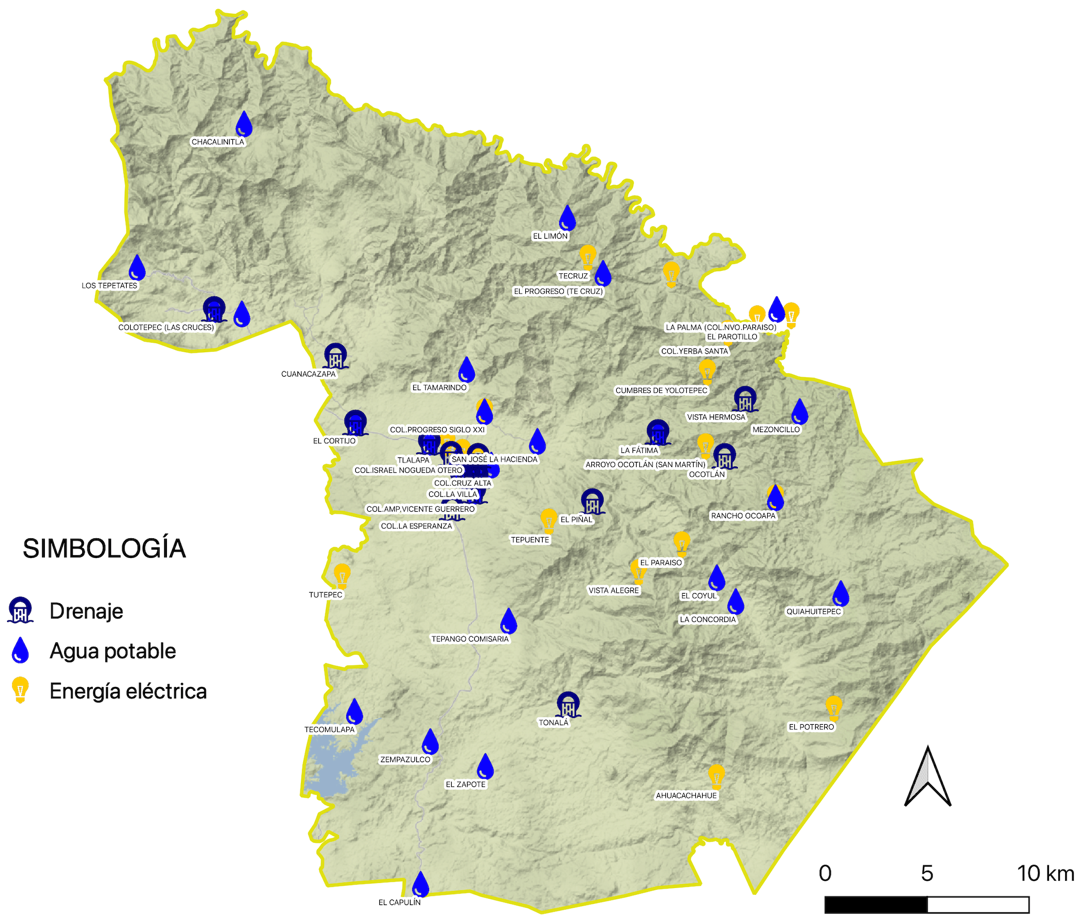 Obra pública en
servicios básicos