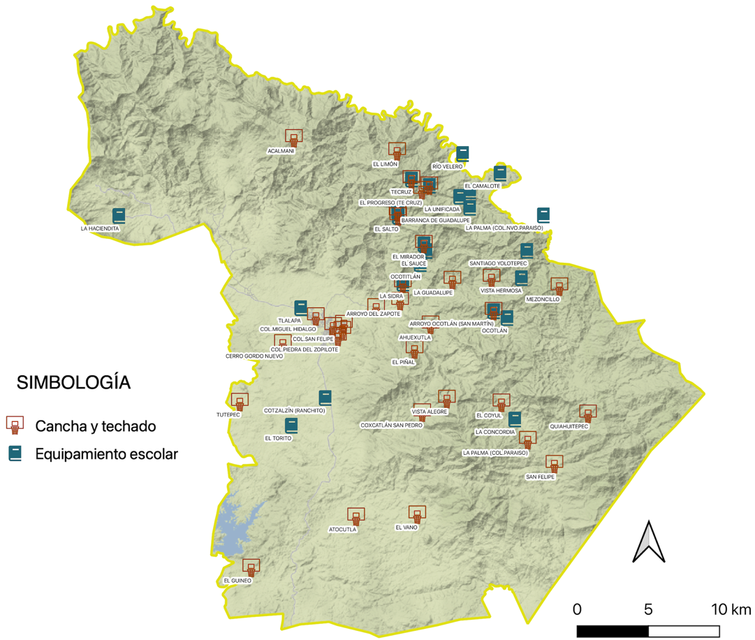 Obra pública en
equipamiento urbano 