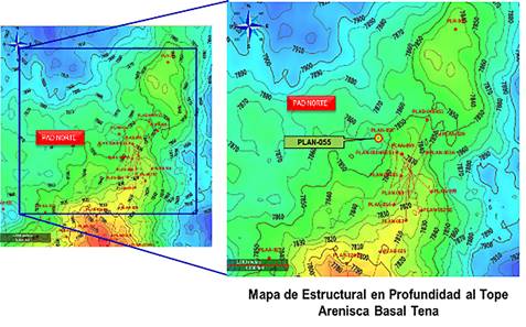 Mapa de Ubicaci&oacute;n del
PAD Norte Palo Azul