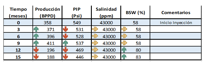 Resumen del an&aacute;lisis del pozo SHS-062B