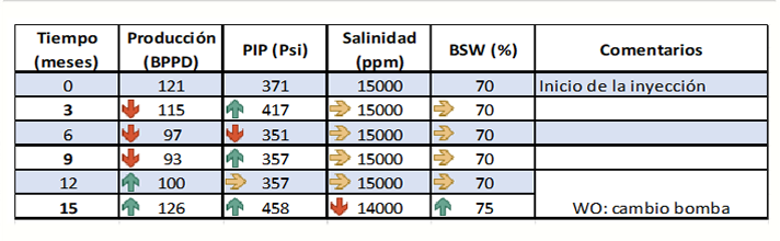 Resumen del an&aacute;lisis del pozo SHSH-154