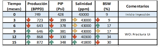 Resumen del an&aacute;lisis del pozo SHST-098