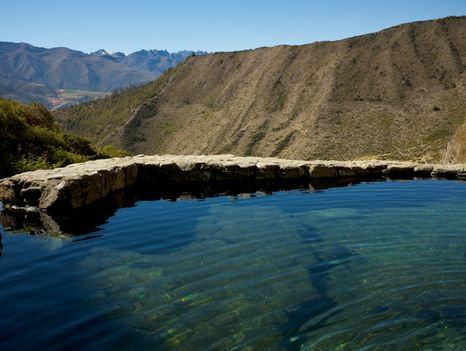Piscina de agua
mineromedicinal La Musuy. Estado M&eacute;rida. Venezuela