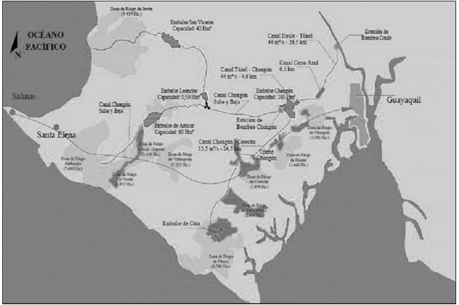 Trasvase de aguas de la cuenca del Daule a Santa Elena.