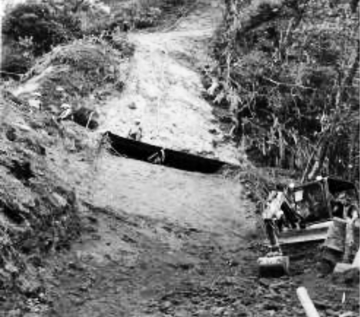  Obra de
ingeniería en fase de construcción.