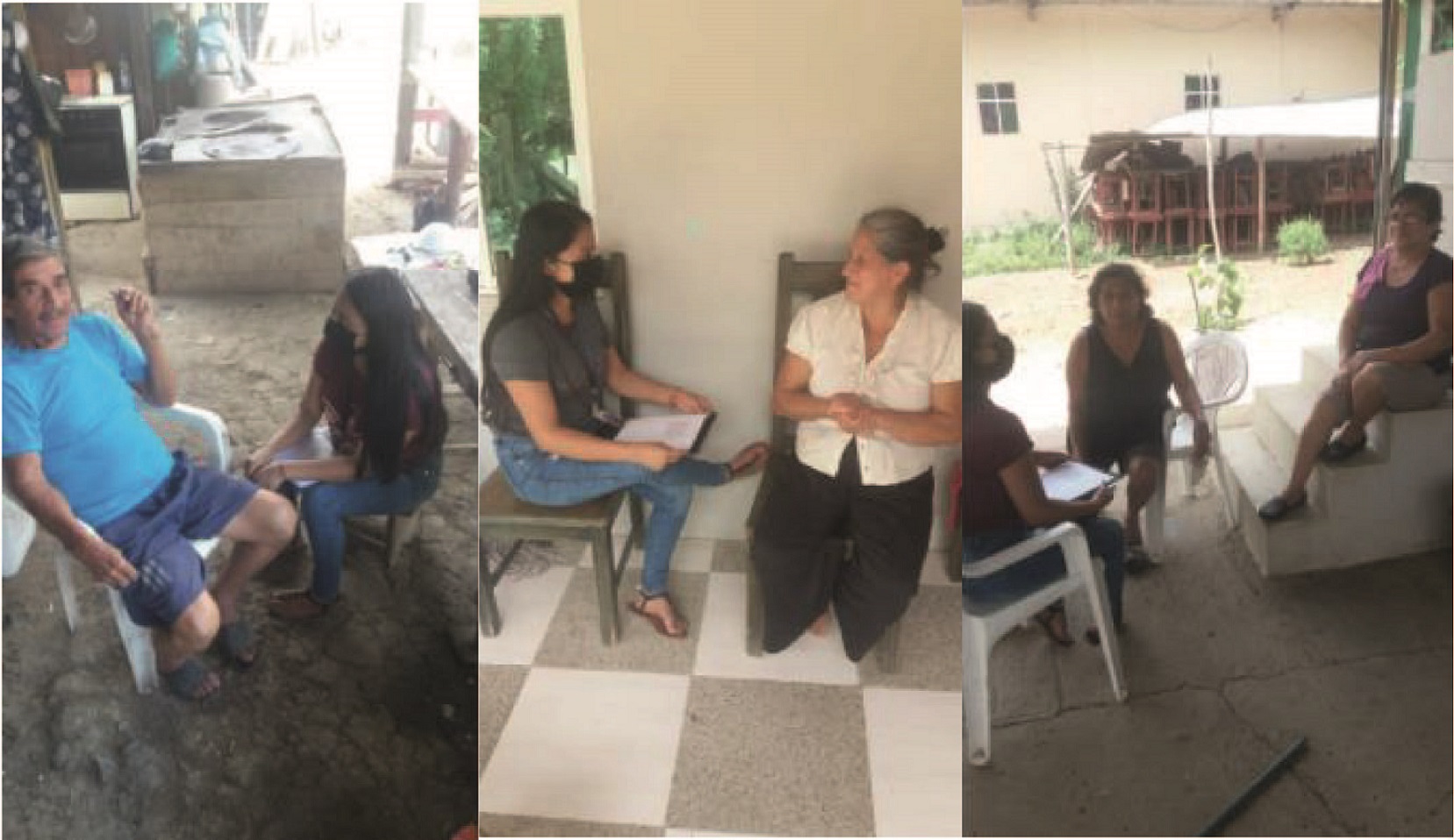 Adultos mayores que participaron en la Encuesta Etnográfica. San Miguel de Chade, junio de 2022.