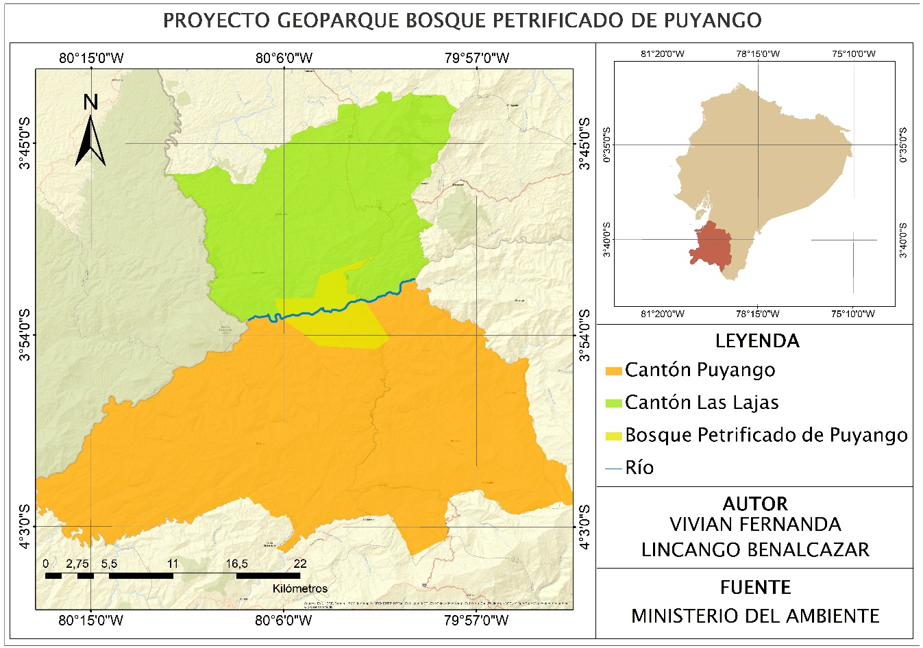 Ubicación del área de estudio.