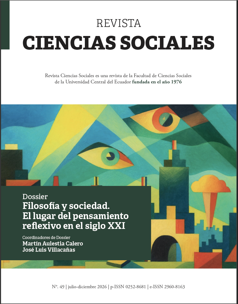 					Ver Núm. 49 (2026): Filosofía y sociedad. El lugar del pensamiento reflexivo en el siglo XXI
				