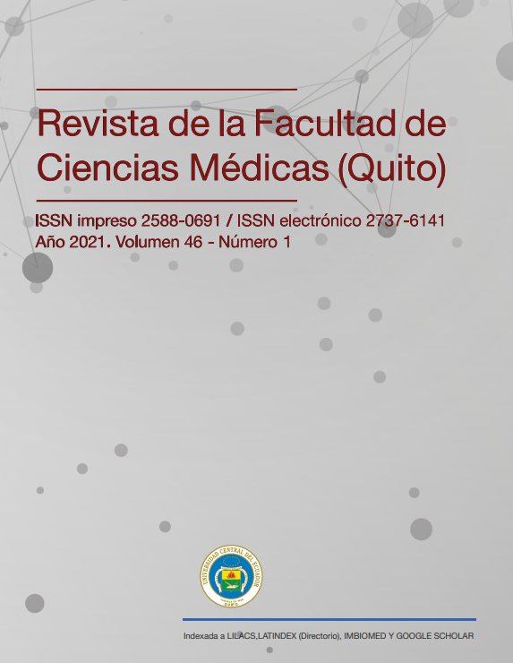 					Ver Vol. 46 Núm. 1 (2021):  Revista de la Facultad de Ciencias Médicas (Quito)
				