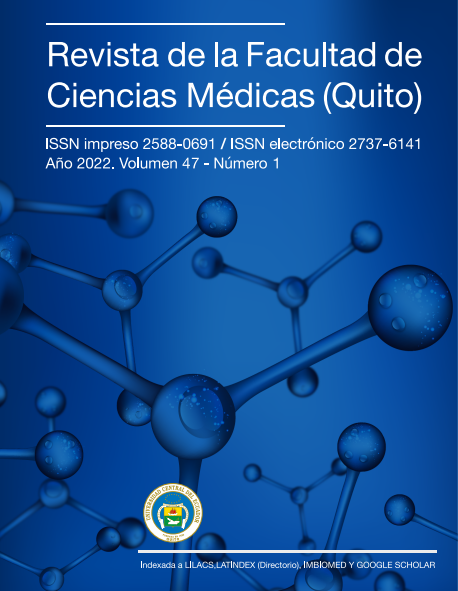					Ver Vol. 47 Núm. 1 (2022): Revista de la Facultad de Ciencias Médicas (Quito)
				