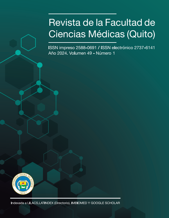 					Ver Vol. 49 Núm. 1 (2024): Revista de la Facultad de Ciencias Médicas (Quito)
				