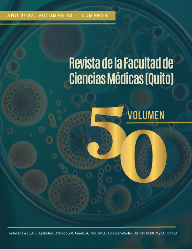 					Ver Vol. 50 Núm. 3 (2025): Revista de la Facultad de Ciencias Médicas (Quito)
				
