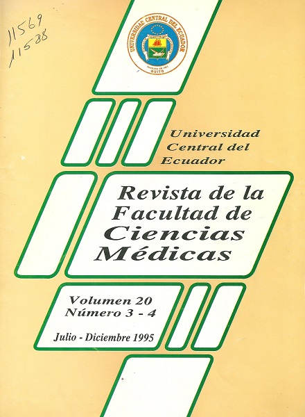 					Ver Vol. 20 Núm. 3-4 (1995): Revista de la Facultad de Ciencias Médicas (Quito)
				