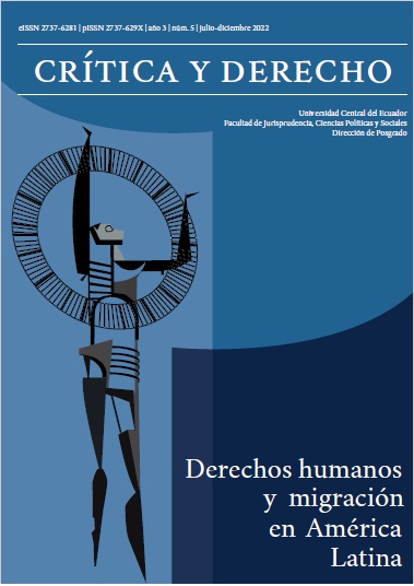 					Ver Vol. 3 Núm. 5 (2022): Derechos humanos y migración en América Latina
				