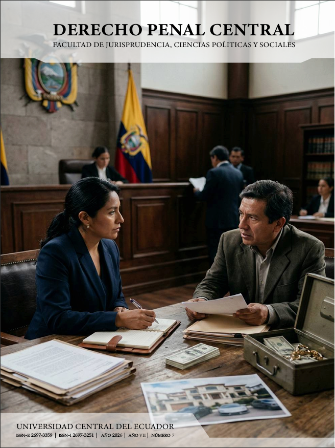 					Ver Vol. 7 Núm. 7 (2025): Derecho Penal Central
				