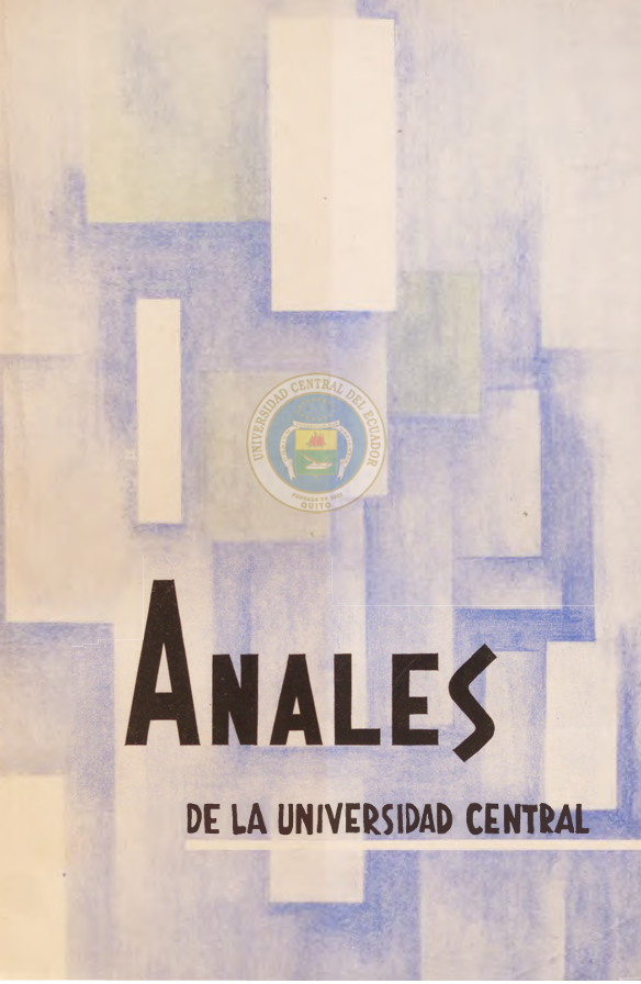 					Ver Vol. 91 Núm. 346 (1962): ANALES DE LA UNIVERSIDAD DE QUITO
				