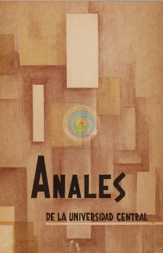 					Ver Vol. 93 Núm. 348 (1964): ANALES DE LA UNIVERSIDAD DE QUITO
				