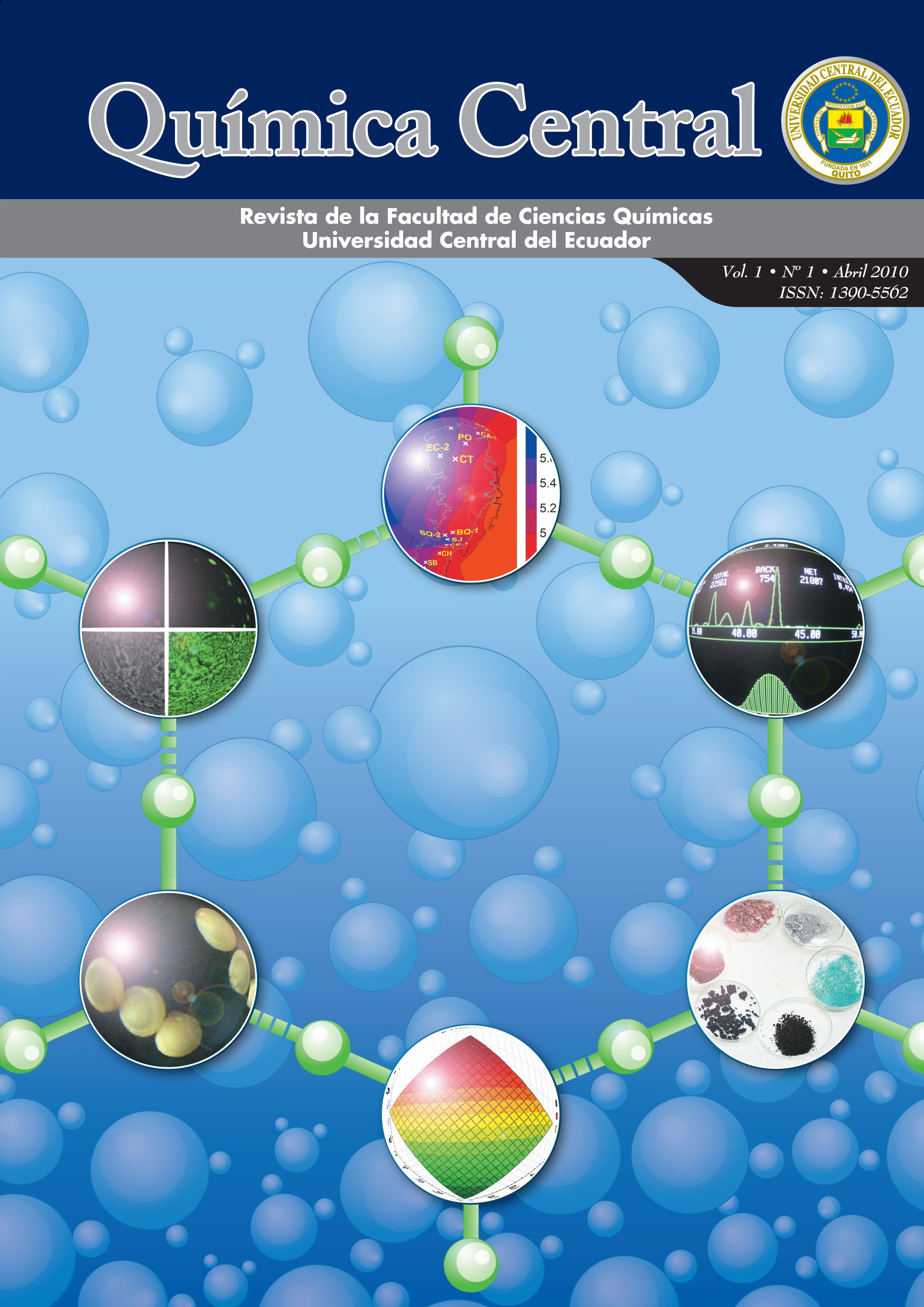 					View Vol. 1 No. 1 (2010): Química Central
				